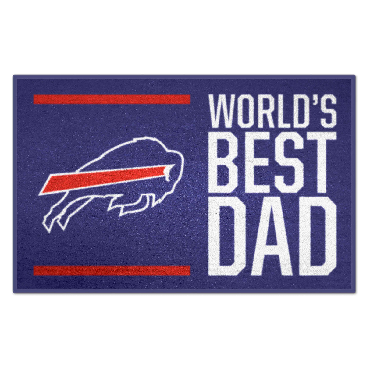 Buffalo Bills Starter Mat - World's Best Dad
