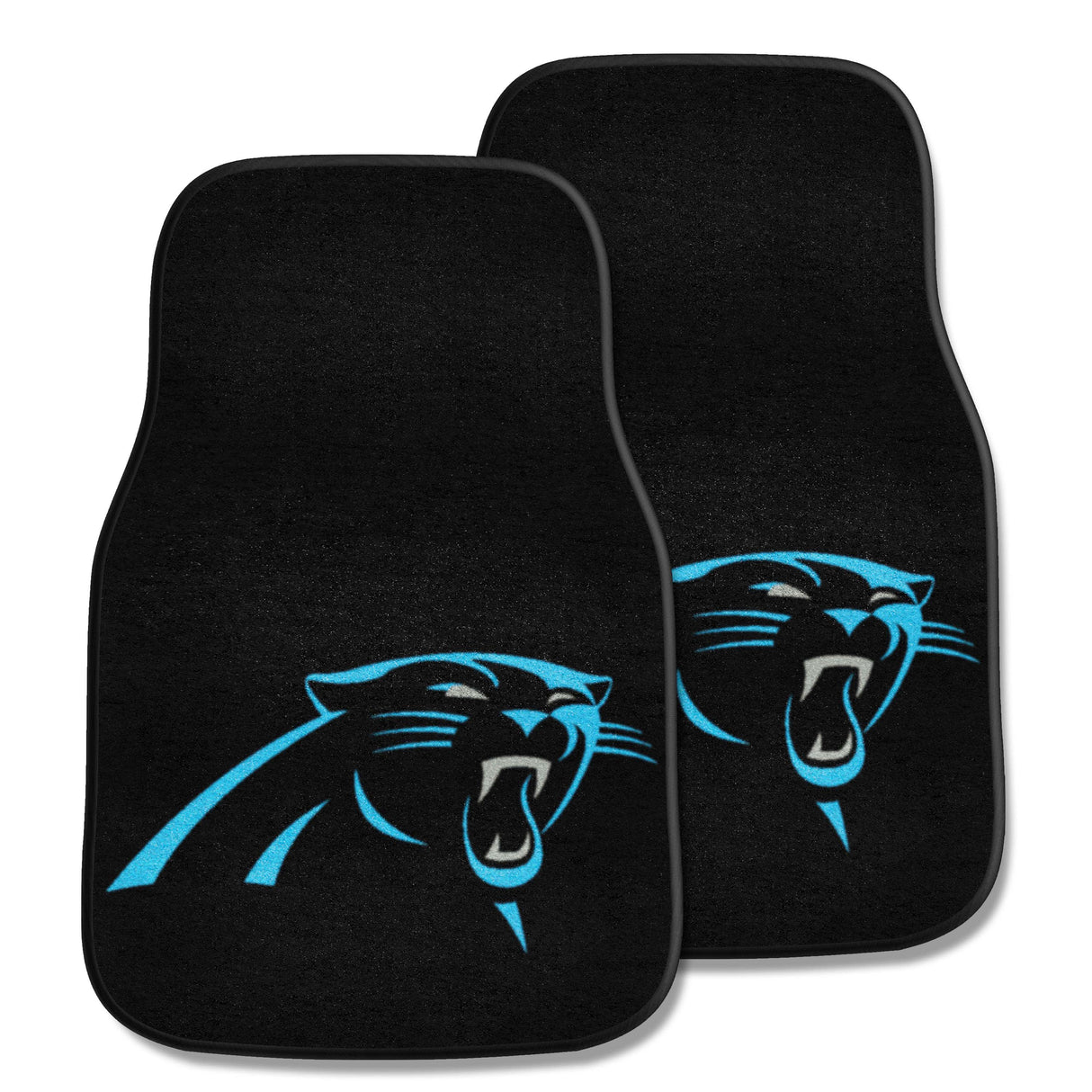 Carolina Panthers 2-pc Carpet Car Mat Set