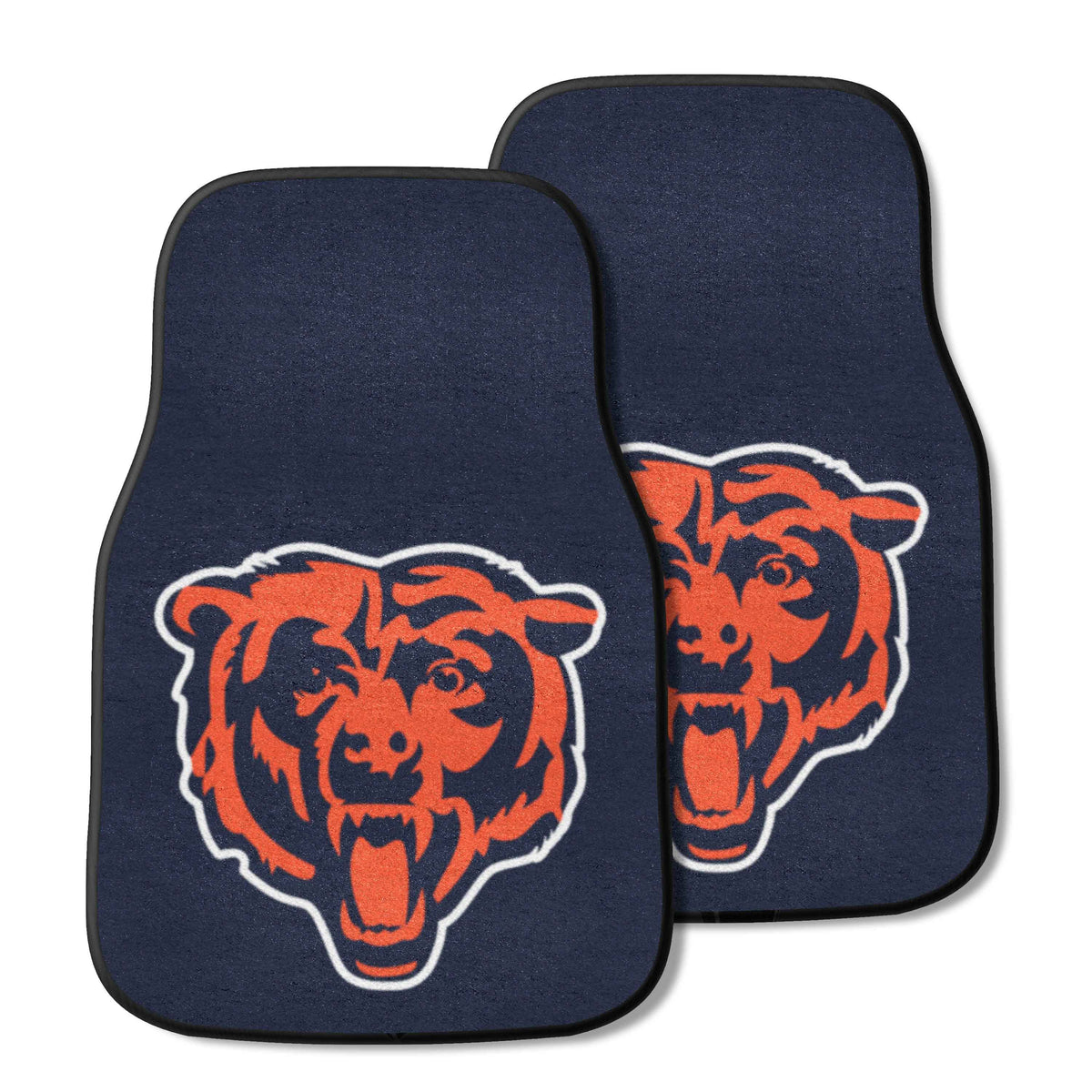 Chicago Bears 2-pc Carpet Car Mat Set