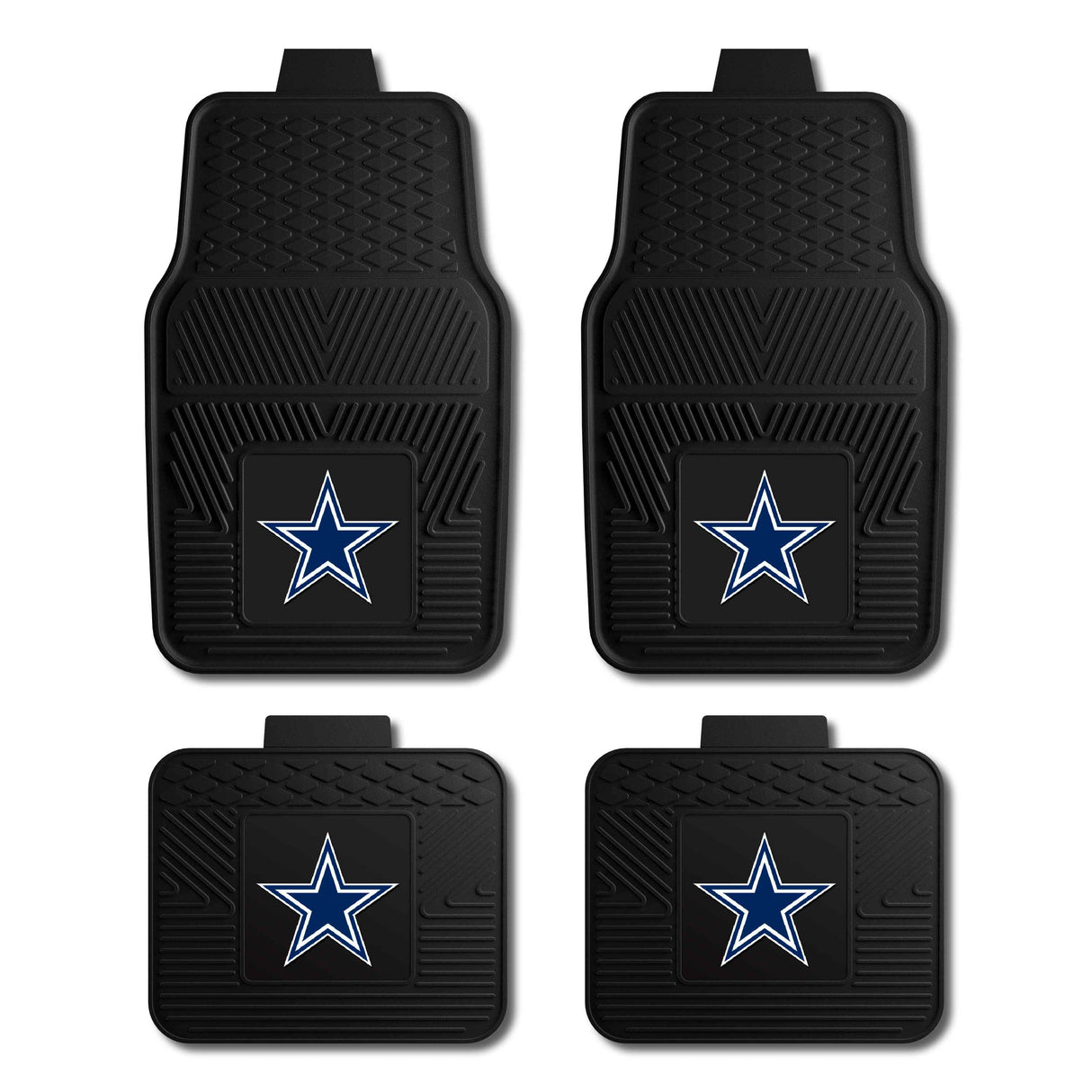 Dallas Cowboys 4-pc Vinyl Car Mat Set