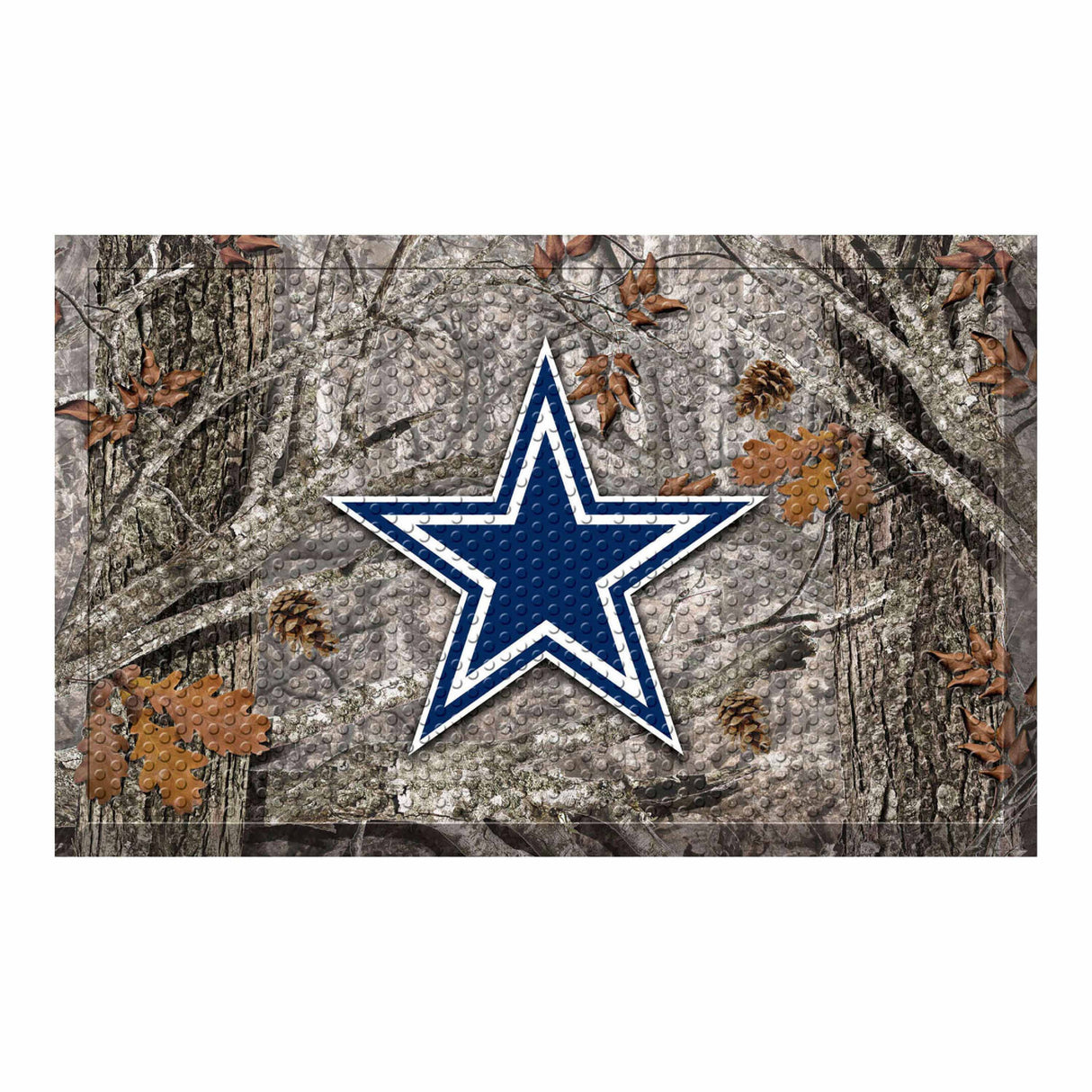 Dallas Cowboys Camo Scraper Mat