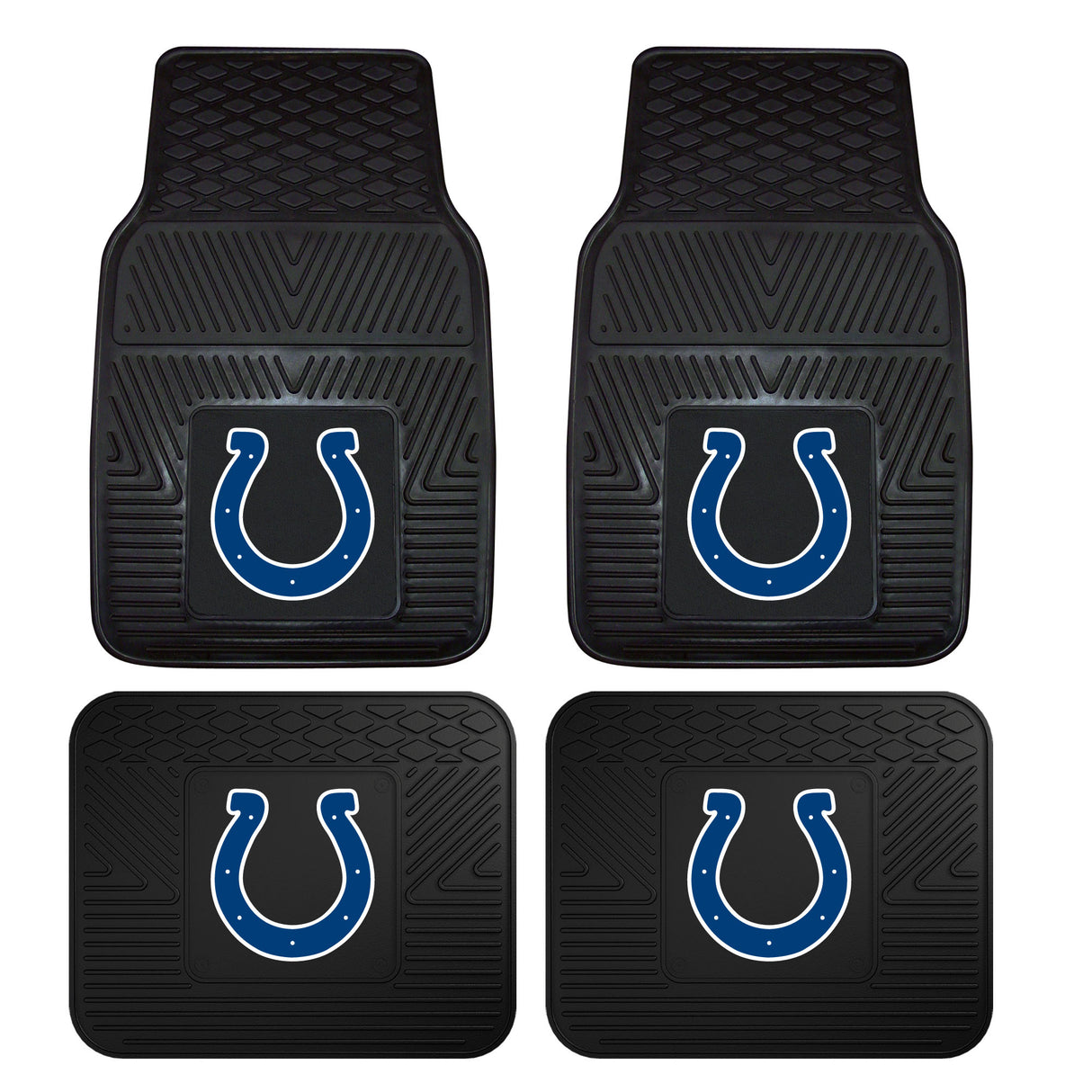 Indianapolis Colts 4-pc Vinyl Car Mat Set