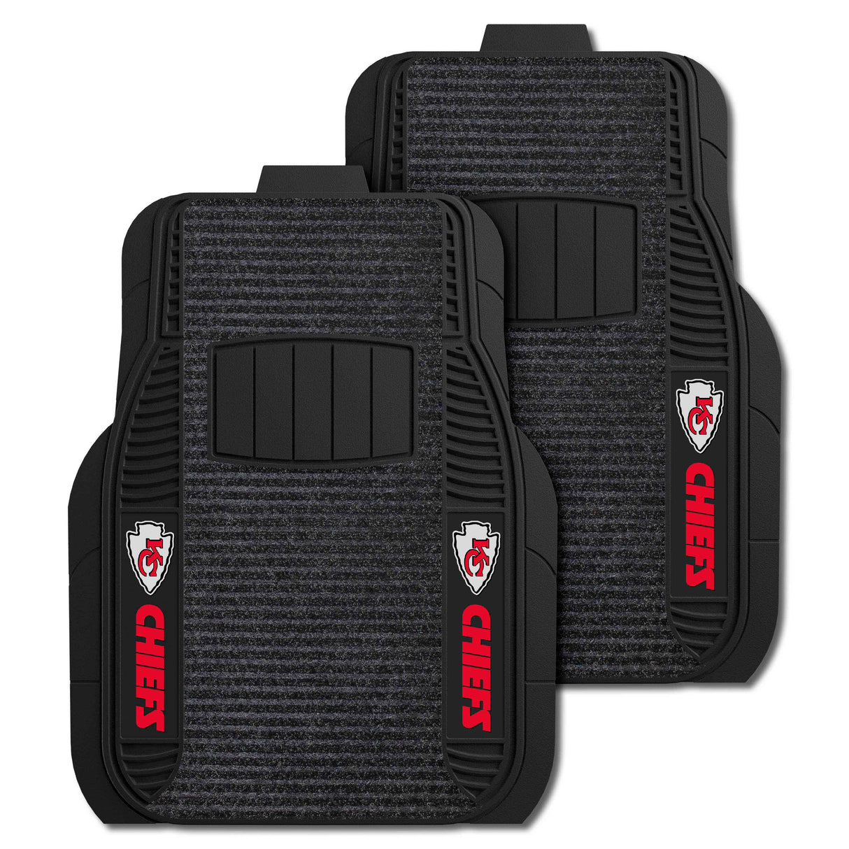Kansas City Chiefs 2-pc Deluxe Car Mat Set