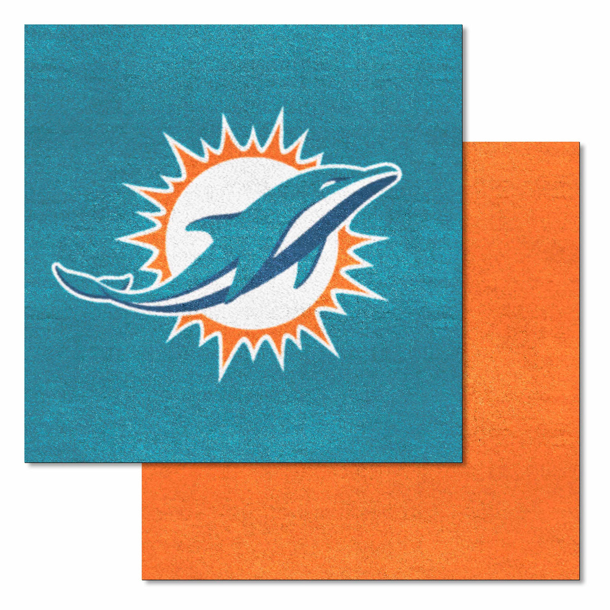 Miami Dolphins Team Carpet Tiles