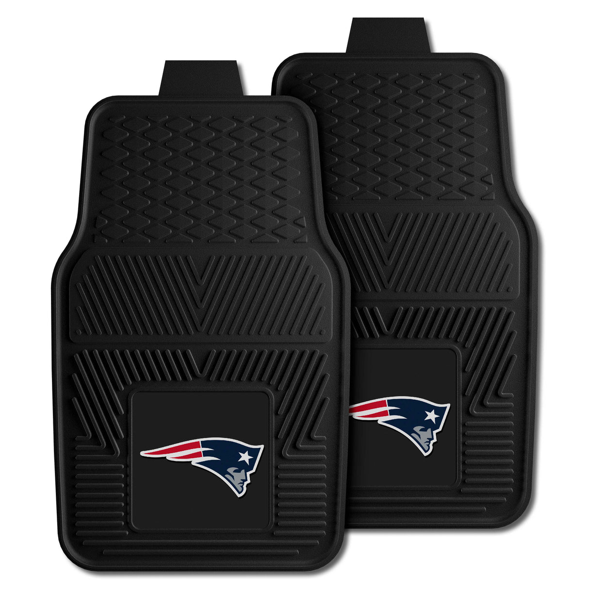 New England Patriots 2-pc Vinyl Car Mat Set