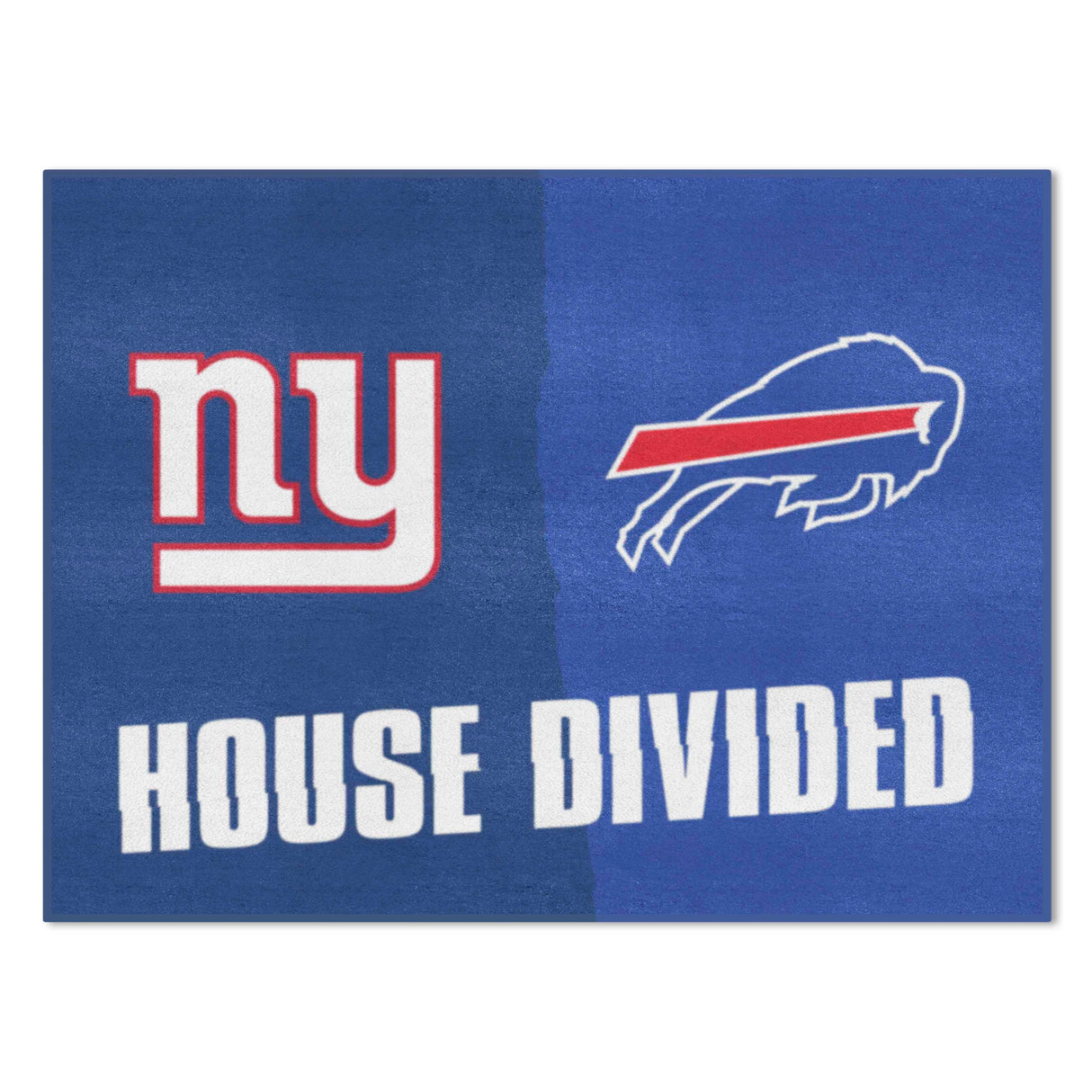 NFL House Divided Mat - Giants / Bills