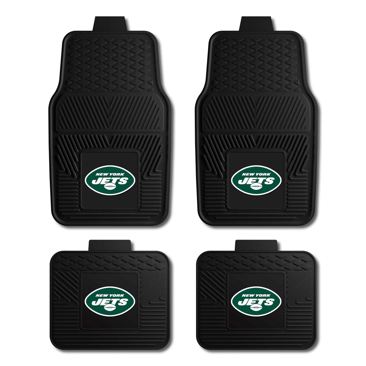 New York Jets 4-pc Vinyl Car Mat Set