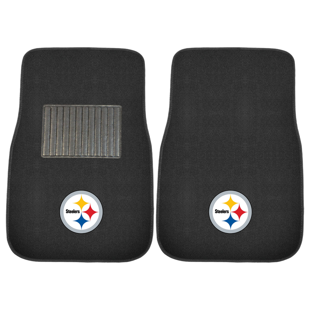 Pittsburgh Steelers 2-pc Embroidered Car Mat Set