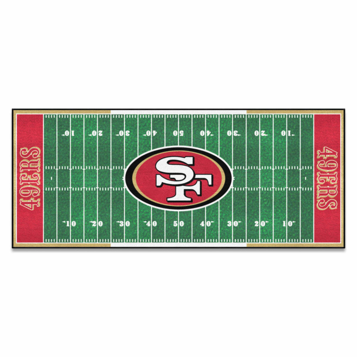 San Francisco 49ers Football Field Runner