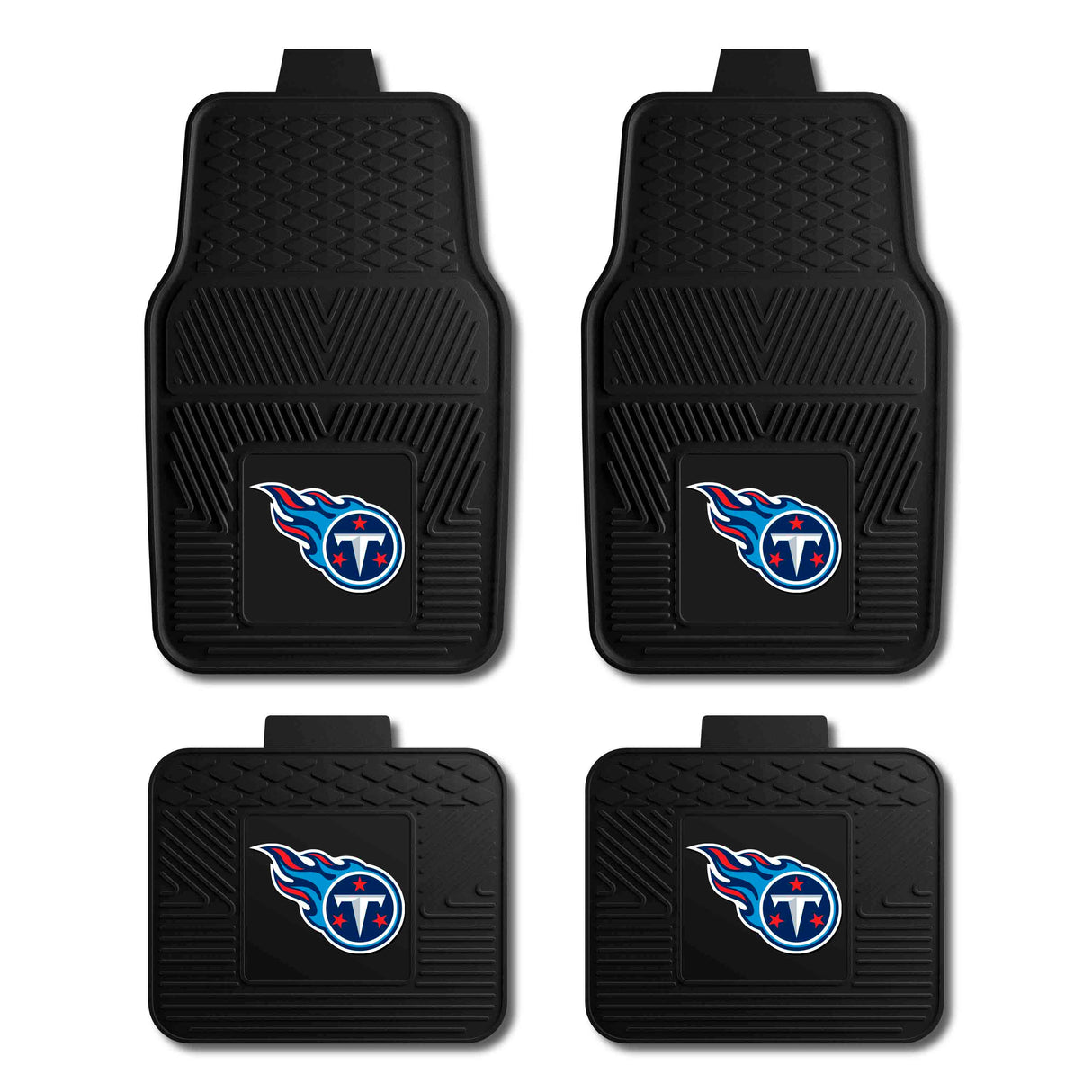 Tennessee Titans 4-pc Vinyl Car Mat Set