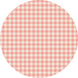 Pink Plaid Vinyl Entry Mat