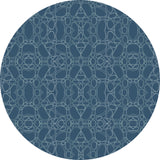 Blue Cobblestone Vinyl Mat
