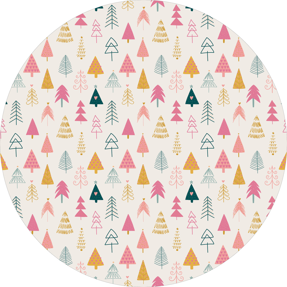 Whimsical Trees Vinyl Mat