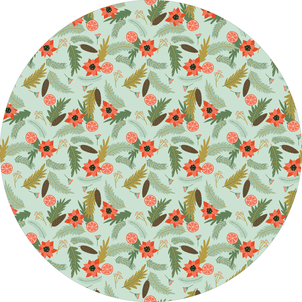 Holiday Pines Vinyl Mat