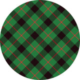 Grinch Plaid Vinyl Mat