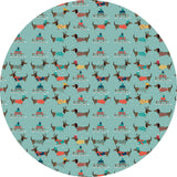 Sledding Dogs Vinyl Mat