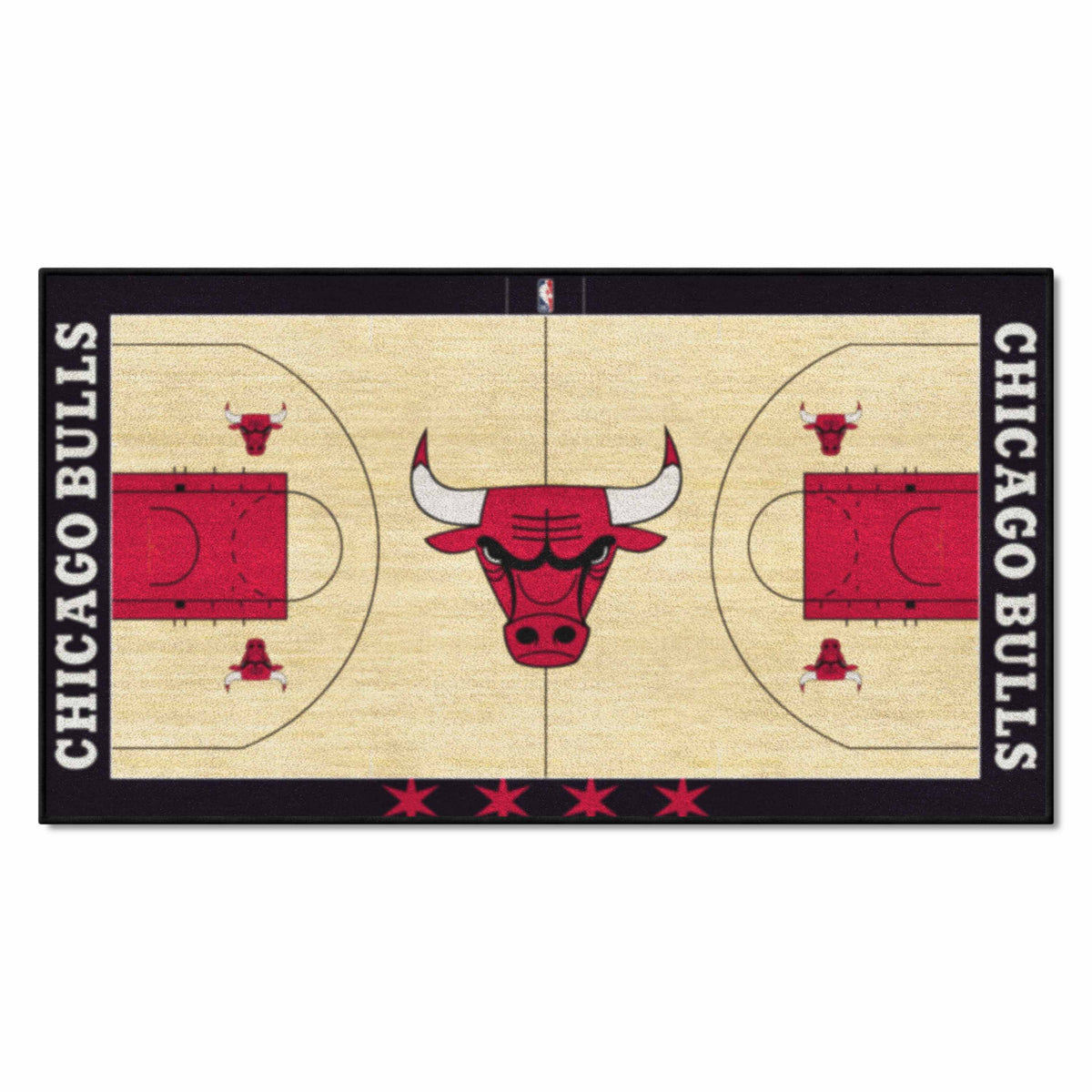 Chicago Bulls NBA Court Runner