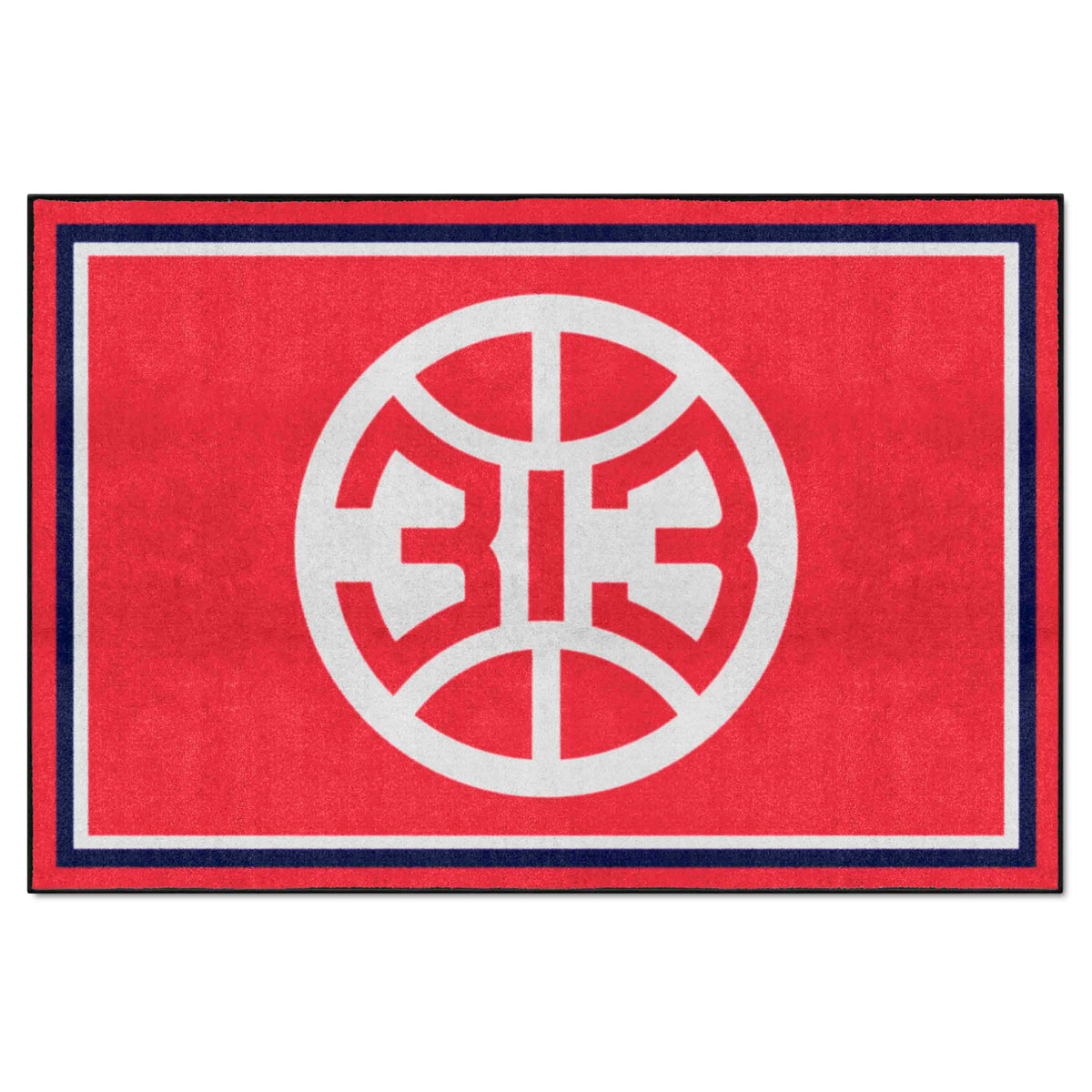Detroit Pistons 5x8 Rug