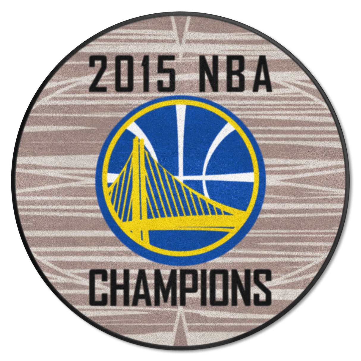 Golden State Warriors NBA Cham Basketball Mat