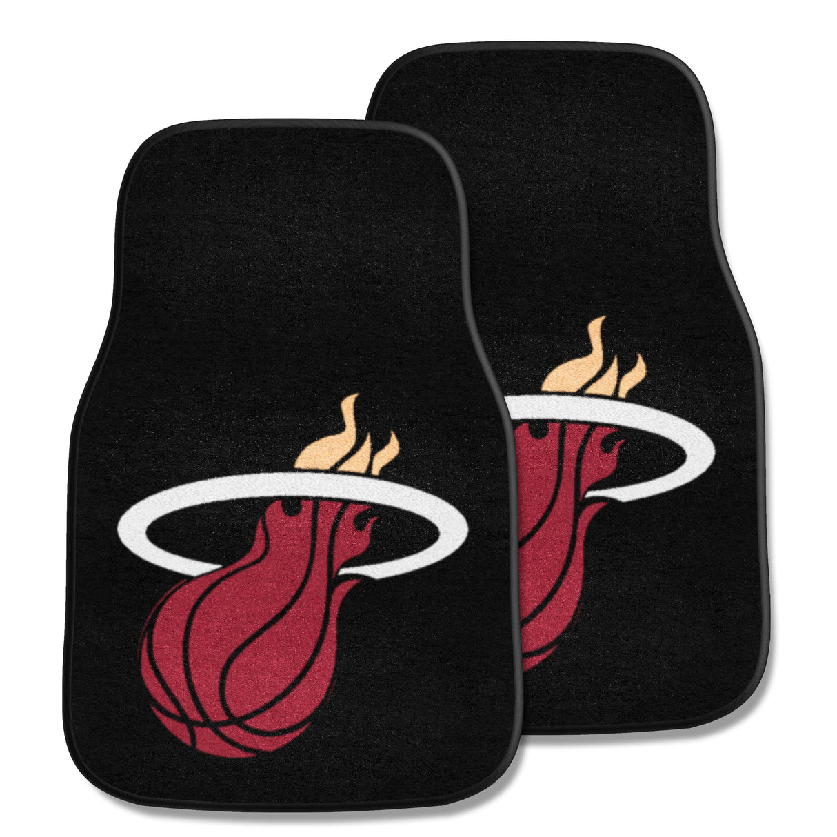 Miami Heat 2-pc Carpet Car Mat Set