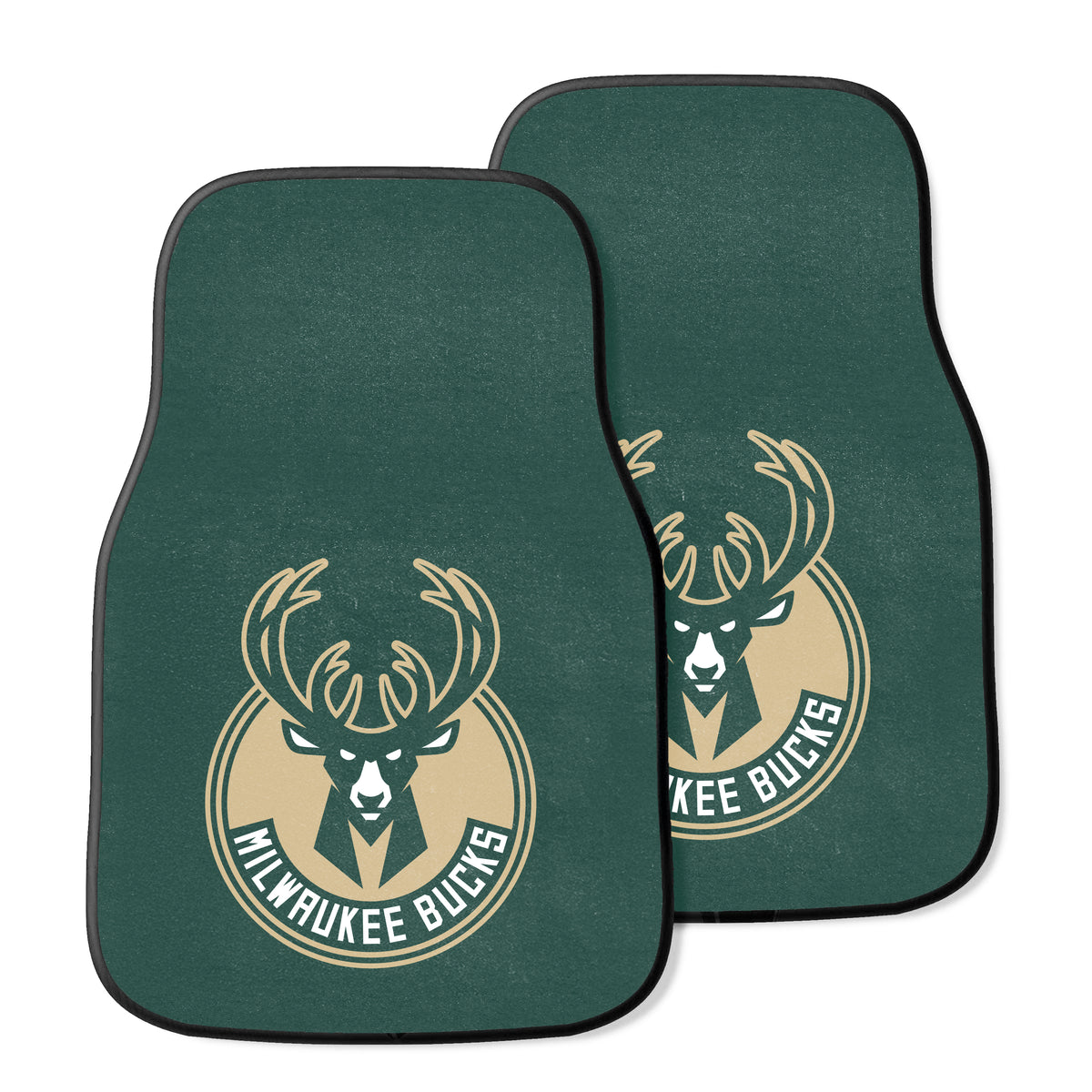 Milwaukee Bucks 2-pc Carpet Car Mat Set