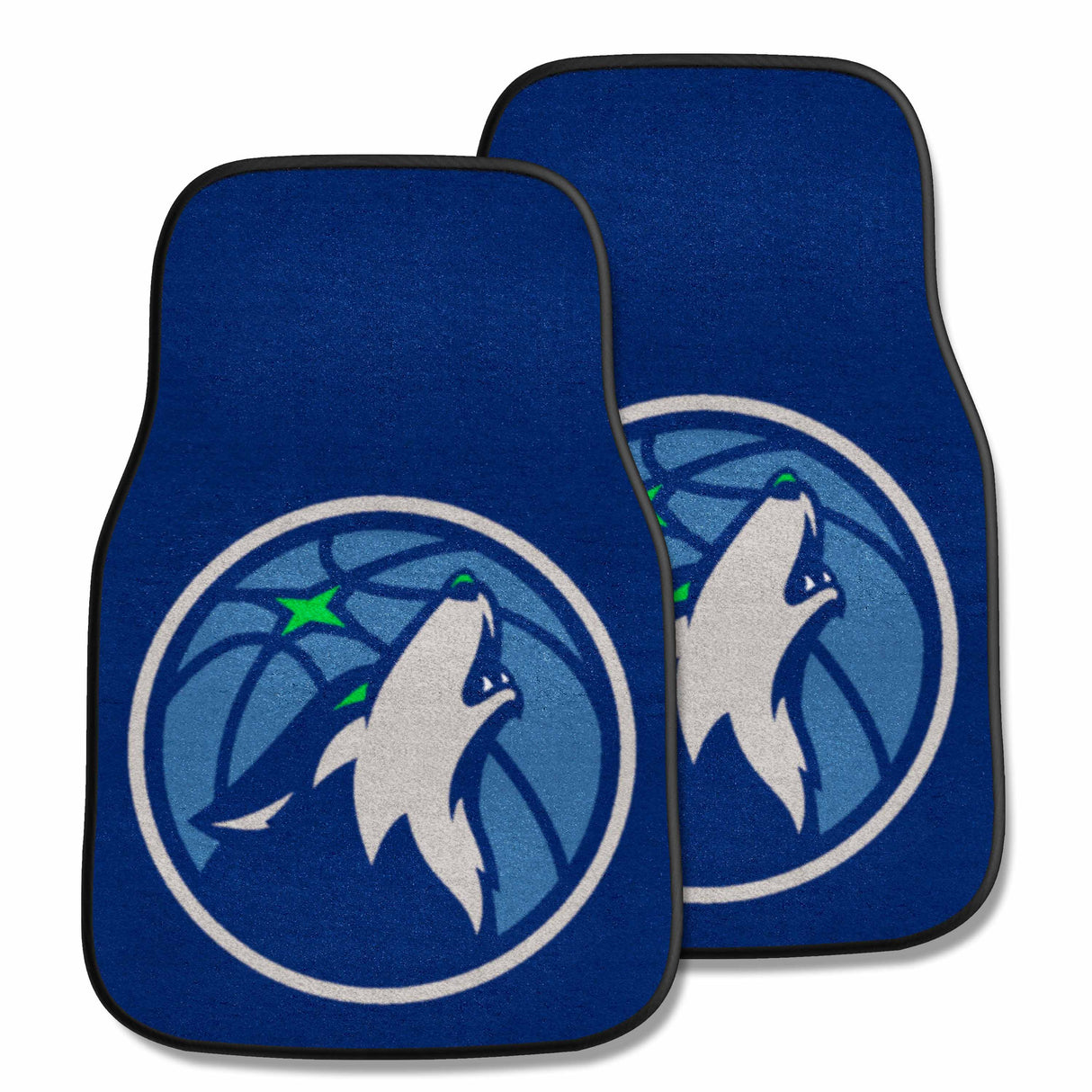 Minnesota Timberwolves 2-pc Carpet Car Mat Set