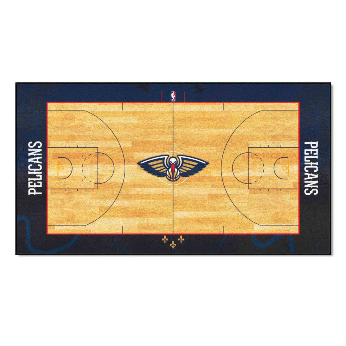 New Orleans Pelicans NBA Court Large Runner