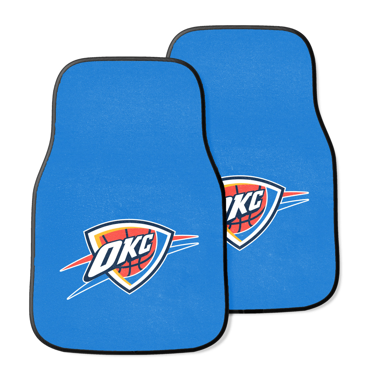 Oklahoma City Thunder 2-pc Carpet Car Mat Set