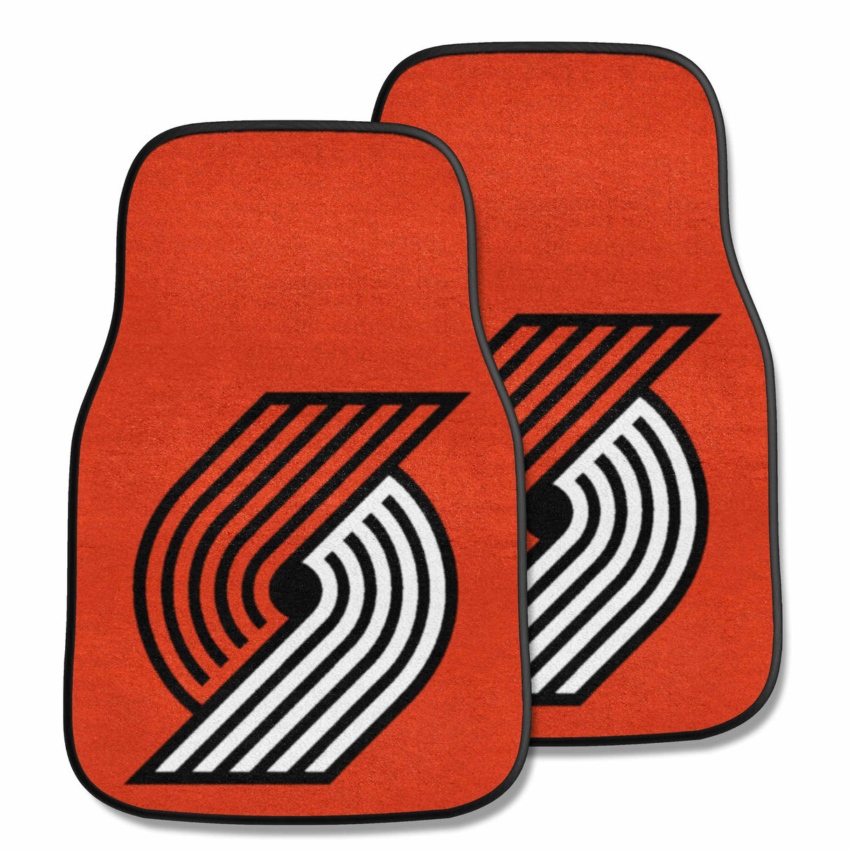 Portland Trail Blazers 2-pc Carpet Car Mat Set
