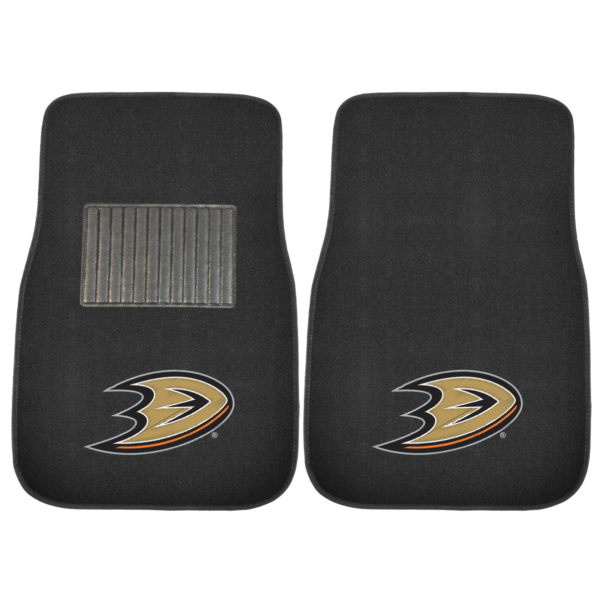 Anaheim Ducks 2-pc Embroidered Car Mat Set