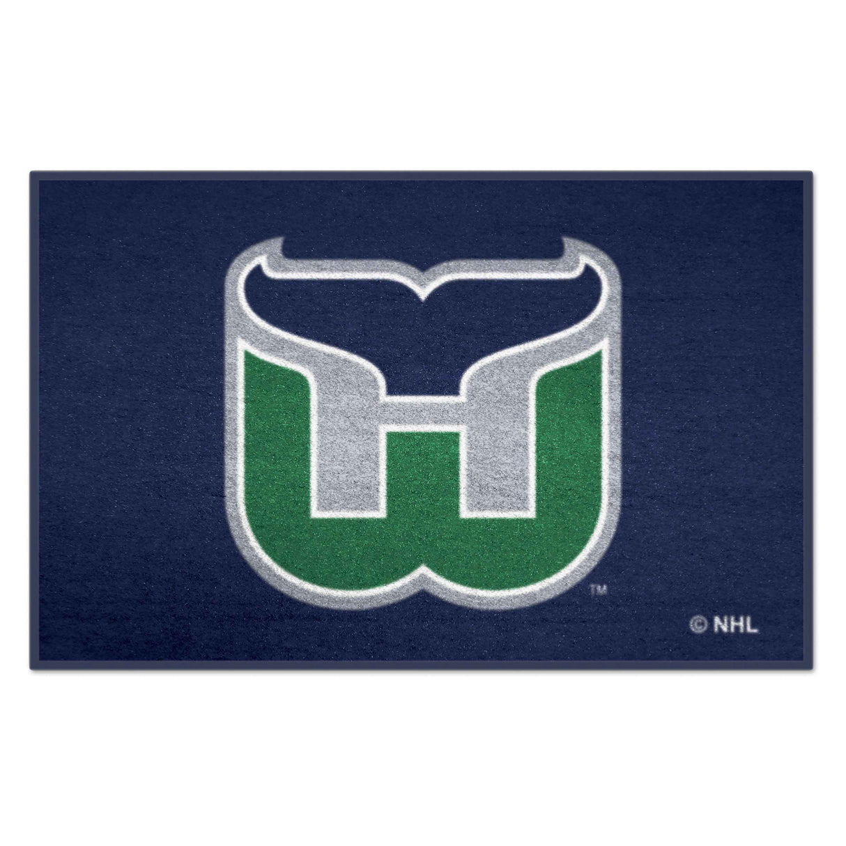 Vintage Hartford Whalers Starter Mat - Retro