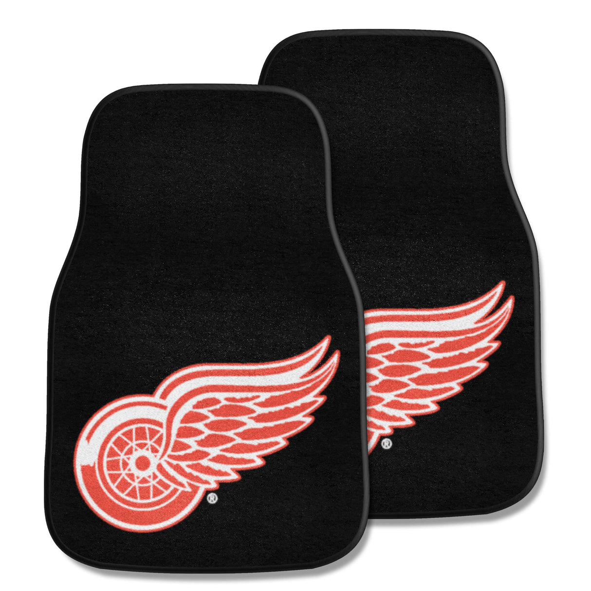 Detroit Red Wings 2-pc Carpet Car Mat Set