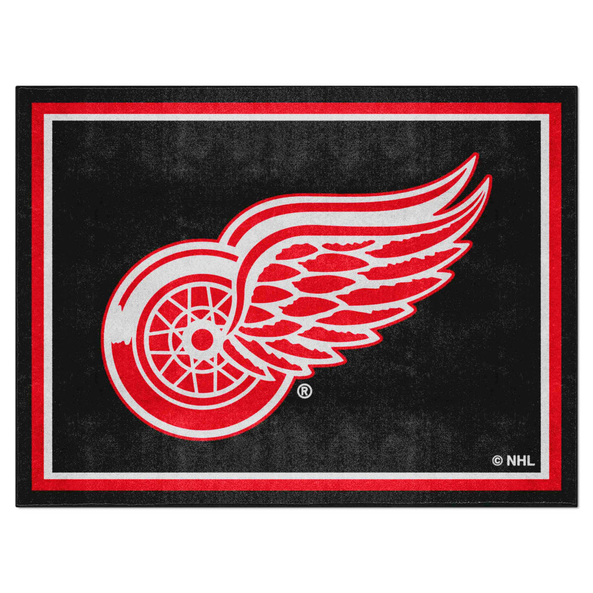 Detroit Red Wings 8x10 Rug