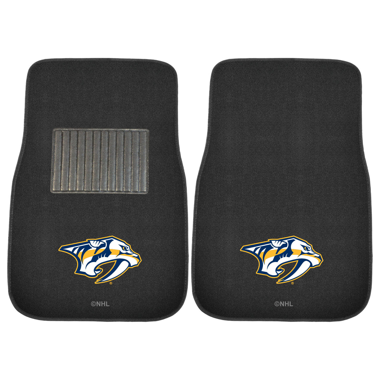 Nashville Predators 2-pc Embroidered Car Mat Set
