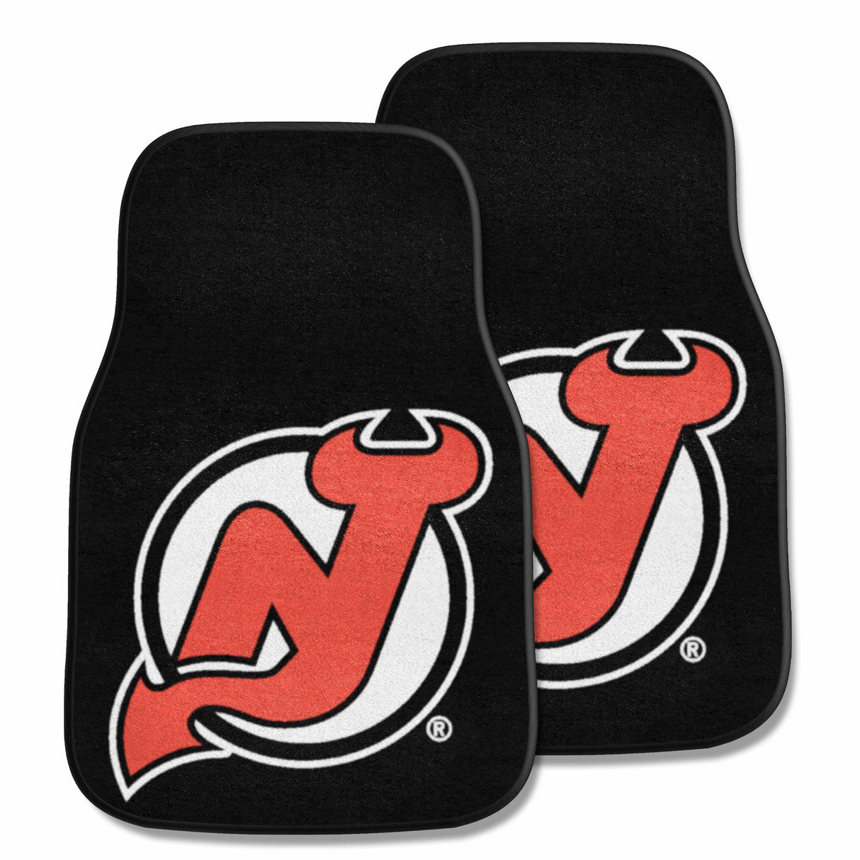 New Jersey Devils 2-pc Carpet Car Mat Set