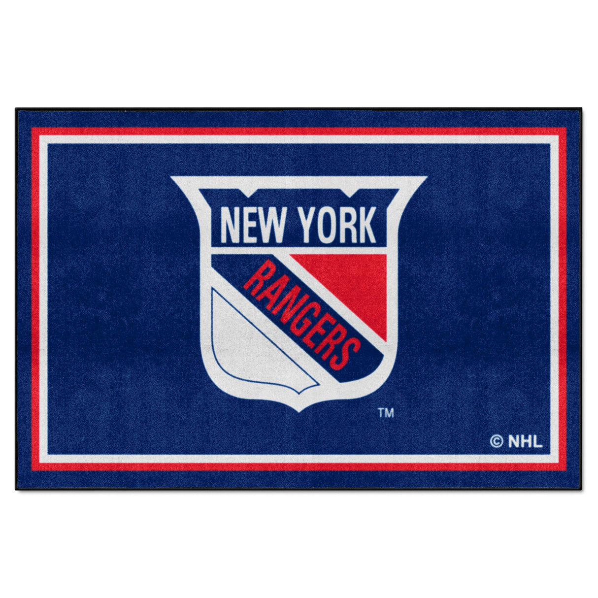 Vintage New York Rangers 5x8 Rug