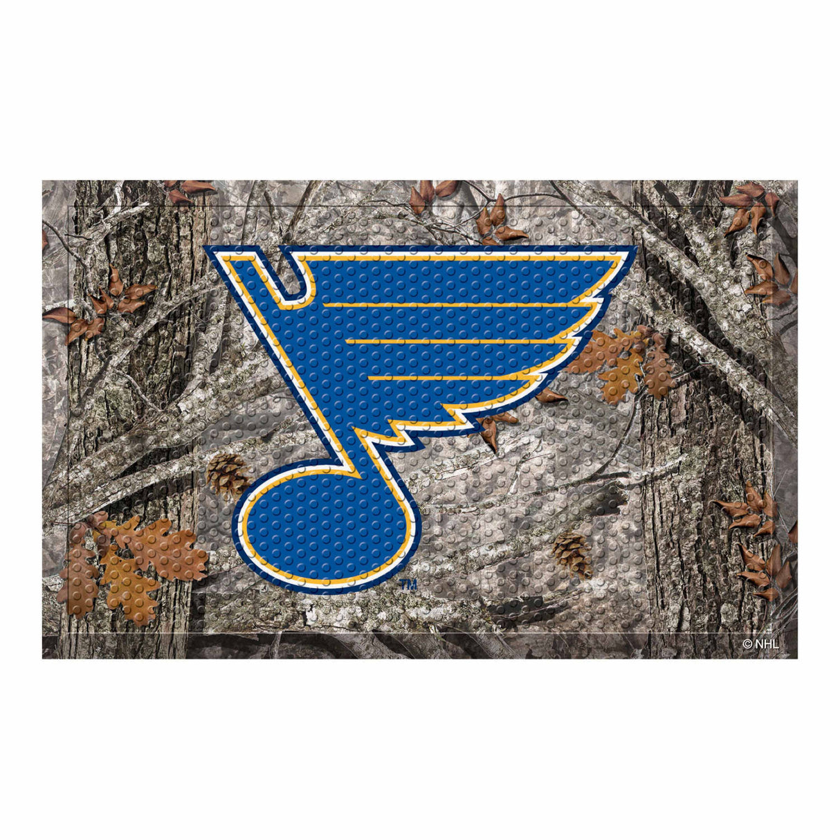 St. Louis Blues Camo Scraper Mat