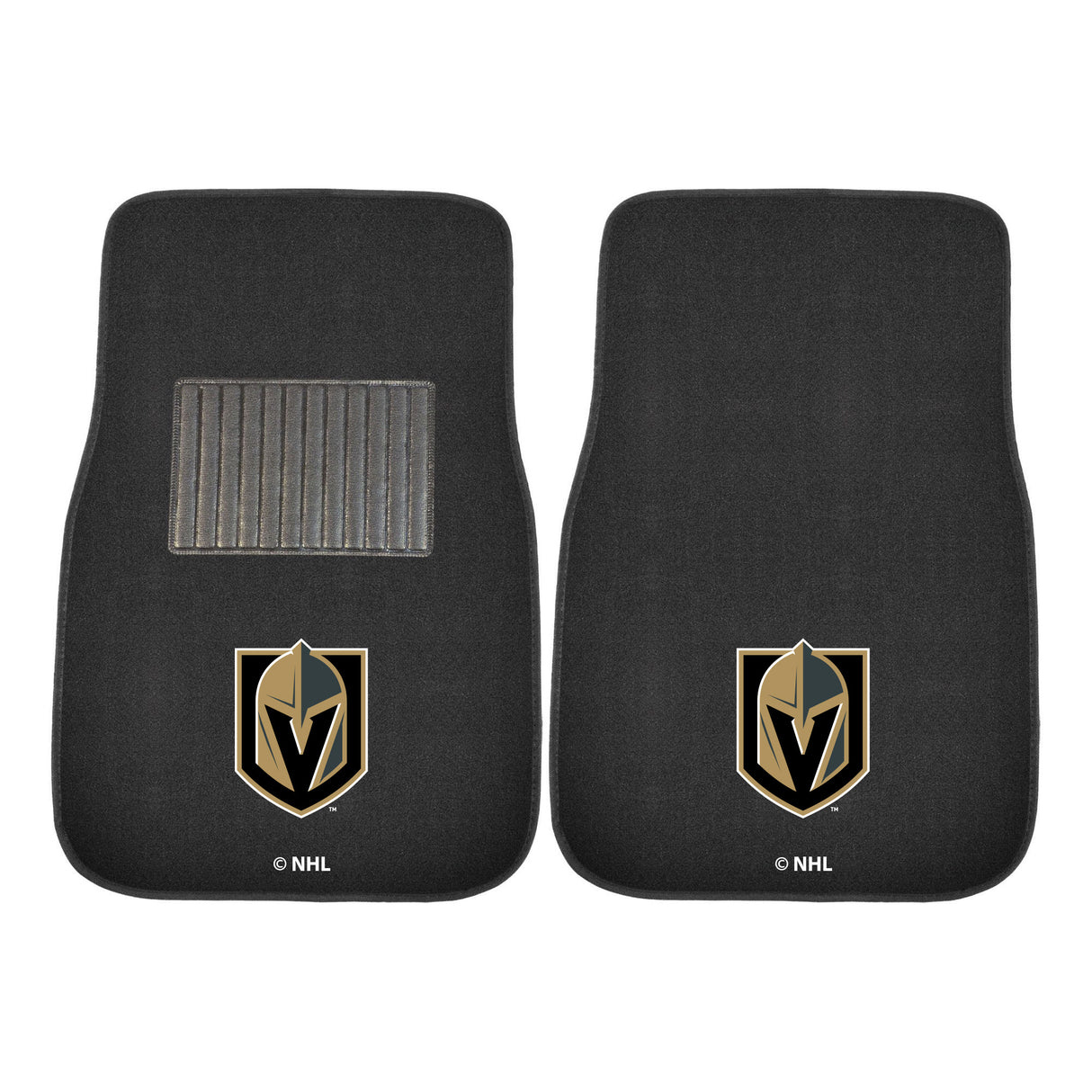 Vegas Golden Knights 2-pc Embroidered Car Mat Set