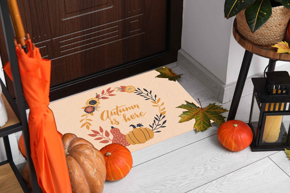 Autumn is Here Entry Mat