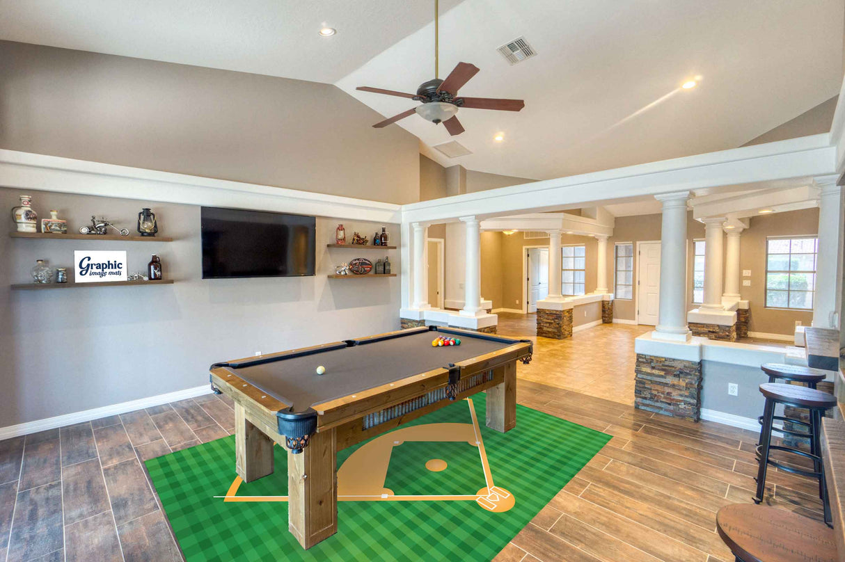 Baseball Vinyl Mat
