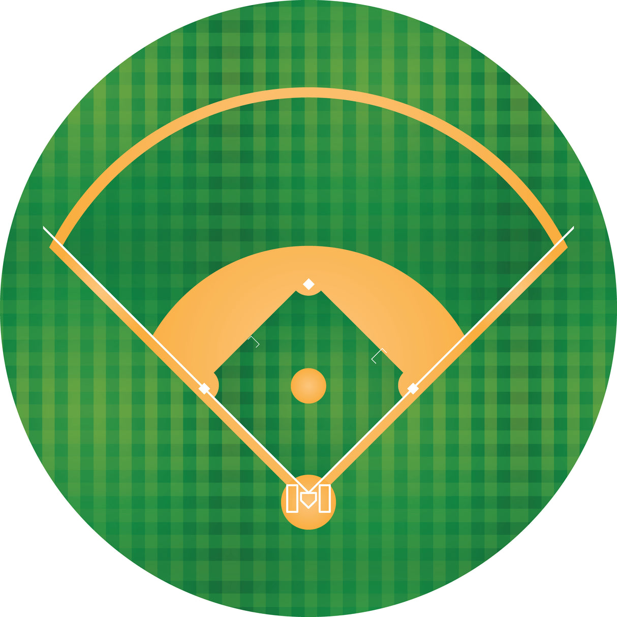 Baseball Vinyl Mat