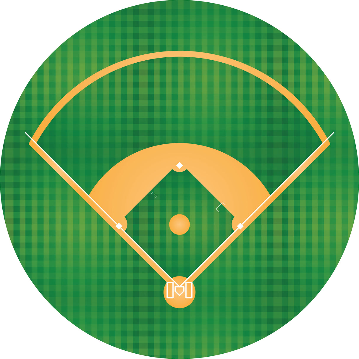 Baseball Vinyl Mat
