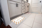 Custom Last Name Memory Foam Bath Mat - Tan