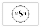 Custom Monogram Memory Foam Bath Mat - White