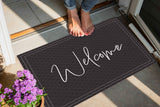 Black Exterior Welcome Mat