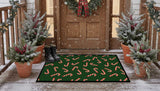 Candy Canes Berber Impressions Mat