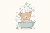Custom Child Name Memory Foam Bath Mat