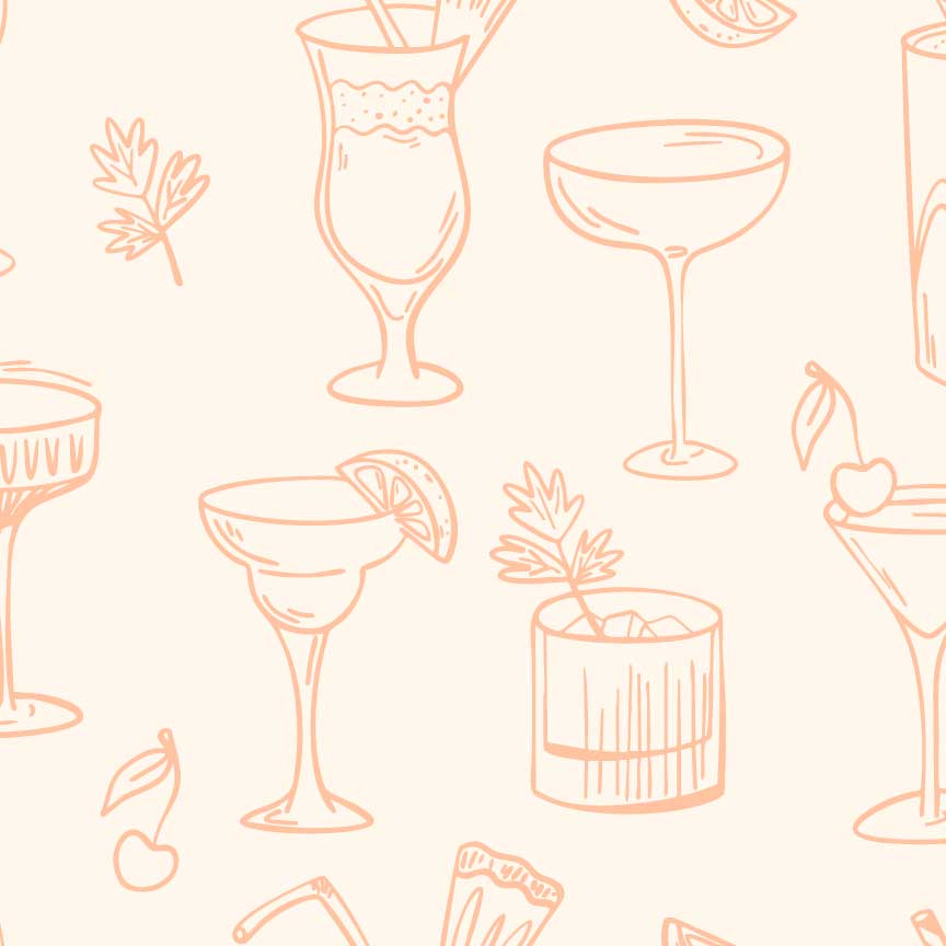 Cocktail Vinyl Mat