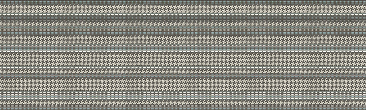 Houndstooth Stripe Mat (P933)
