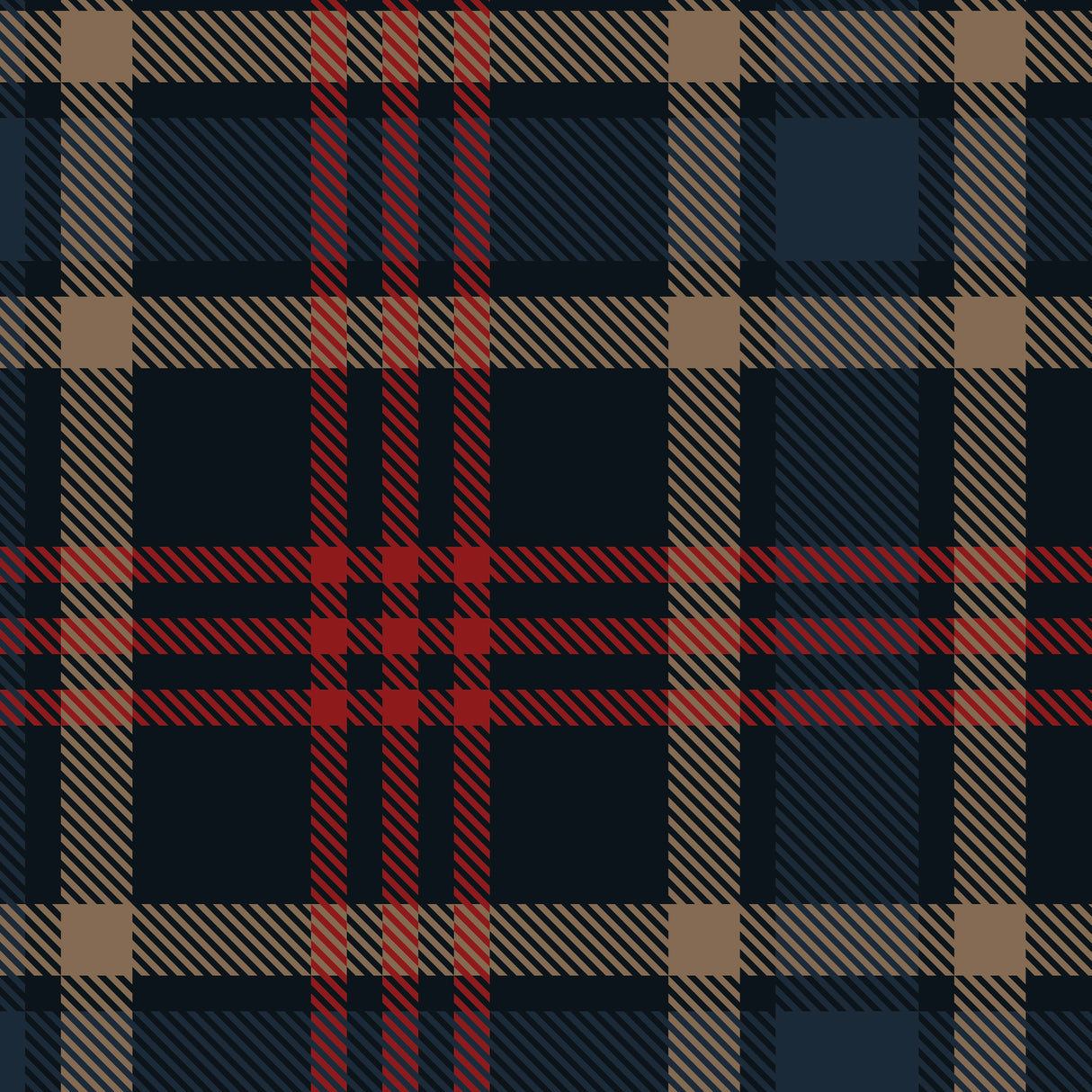 Plaid Vinyl Mat
